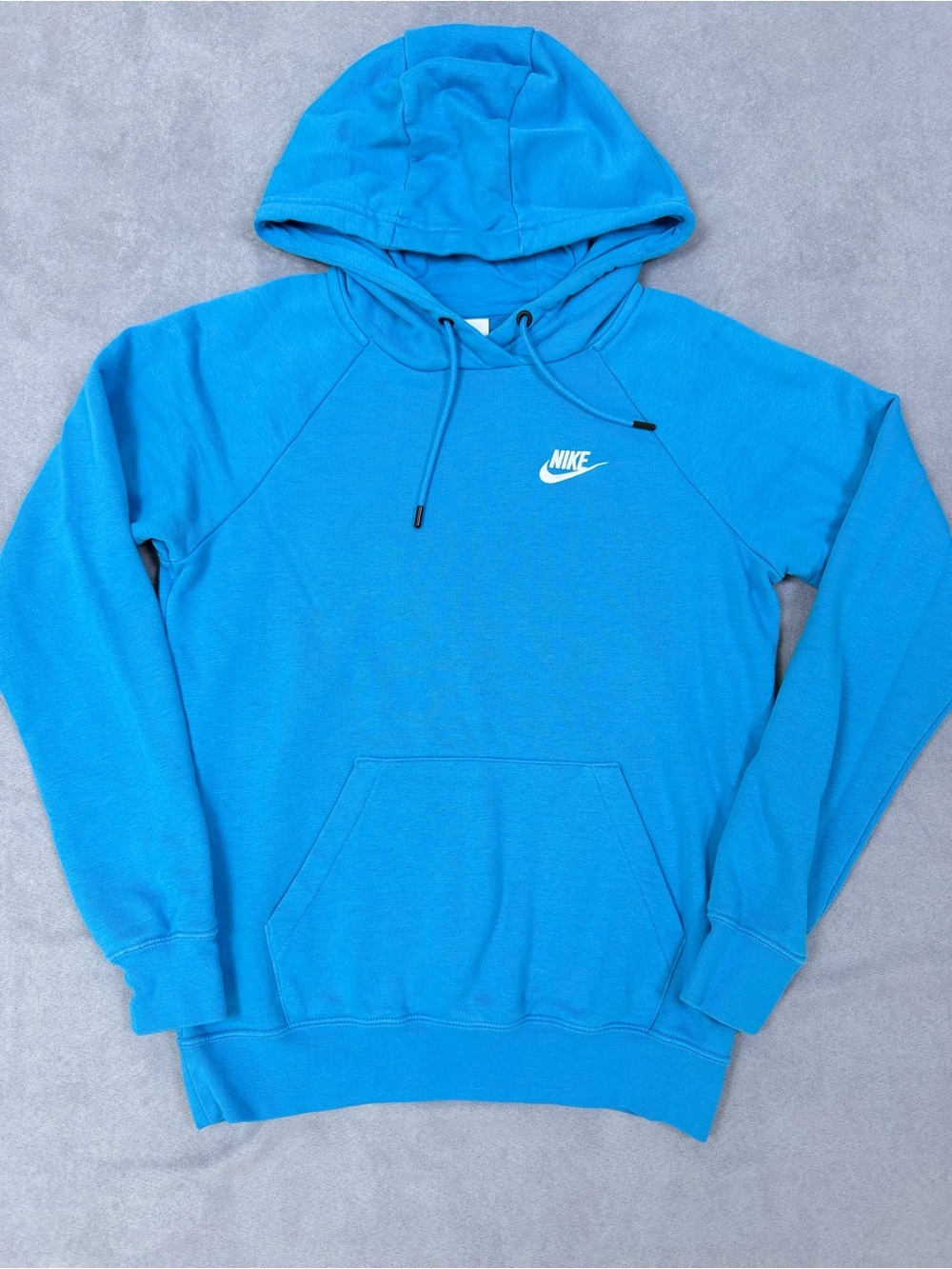 Nike Blue Pullover Hoodie Swoosh Logo
